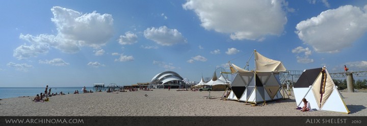 Bio-archinoma strucutes without any foundation footing