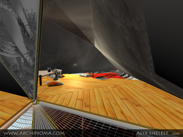 Y-DART : aerial campus. Interior and exterior